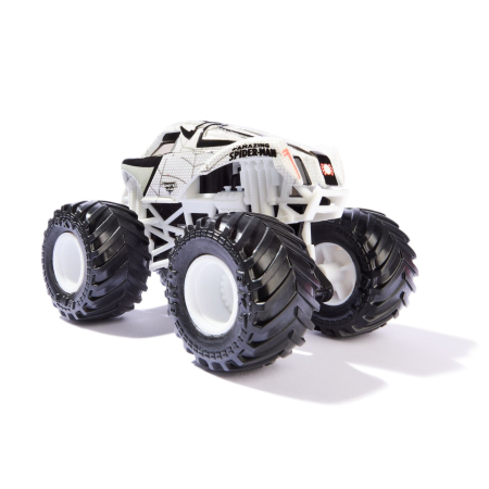 MONSTER JAM MARVEL CAMION GIGANT AMAZING SPIDER MAN ROSU SCARA 1 LA 64 [2]