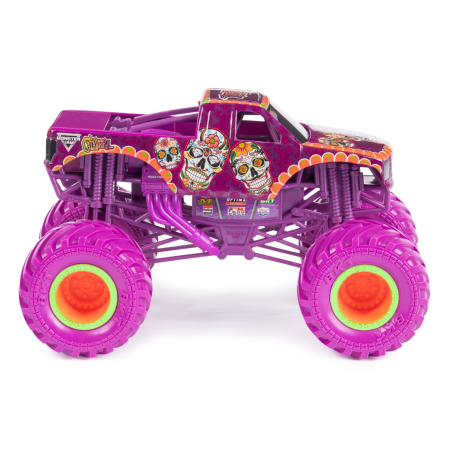 MONSTER JAM MASINUTA METALICA CALAVERA SCARA 1:24 [1]