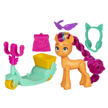MY LITTLE PONY SUNNY STARSCOUT PE SCOOTER SET FIGURINA SI 4 ACCESORII [6]