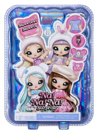 Papusi, plusuri, zane si figurine - NA! NA! NA!  SURPRISE! SWEETEST SWEETS PAPUSA BRIANNA BEAR