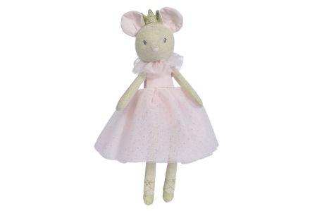 Jucarii - NICOTOY JUCARIE DE PLUS SORICEL BALERINA IN ROCHITA ROZ 33CM