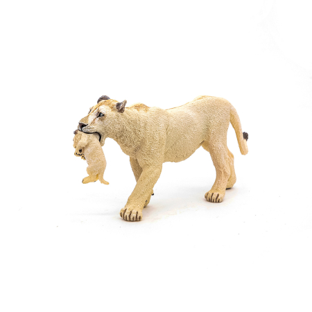 PAPO FIGURINA LEOAICA ALBA CU PUI [7]