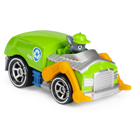 PATRULA CATELUSILOR  MACHETA  METALICA ROCKY CU MASINA DE CURATENIE [1]