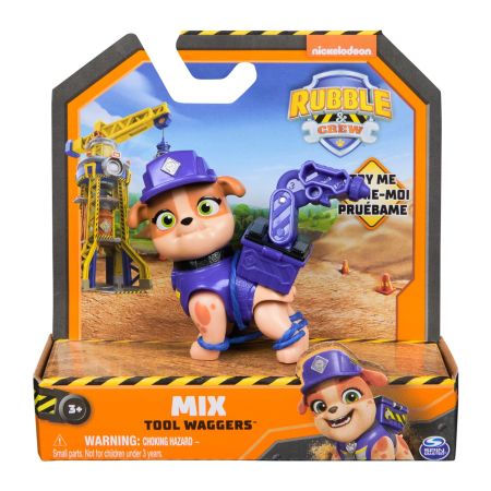 Masinute si trenulete - PATRULA CATELUSILOR RUBBLE AND CREW FIGURINA MIX 5CM