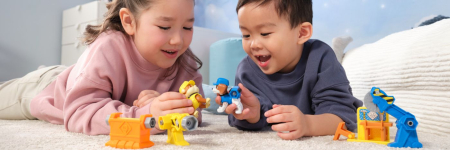 PATRULA CATELUSILOR RUBBLE SI ECHIPA CU UNELTE DE PUTERE IN MISIUNE [4]