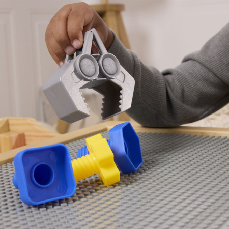 PATRULA CATELUSILOR RUBBLE SI ECHIPA SET VEHICUL EXCAVATOR SI FIGURINA CHARGER [5]