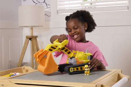 PATRULA CATELUSILOR RUBBLE SI ECHIPA VEHICUL BULDOZER MULTIFUNCTIONAL 2 IN 1 [3]