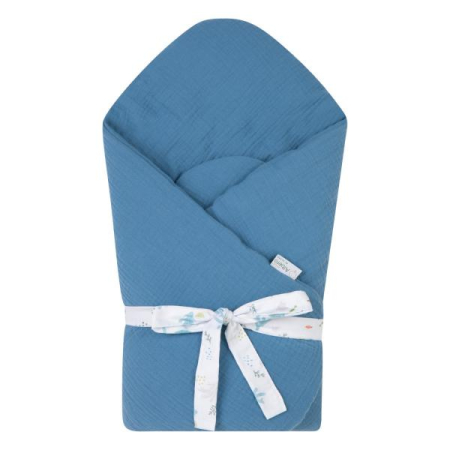 Paturele - Patura de infasat Klups Eco and Love E001 Ocean