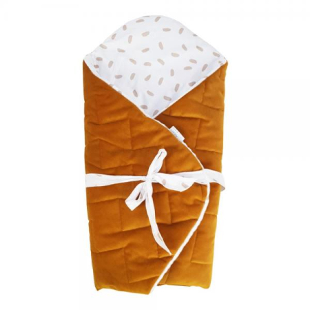 Paturele - Patura de infasat Klups Velvet V107 Honey