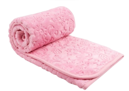 Păturele - Paturica bebelusi, termogravata, Groasa, 120 x 100 cm, Roz