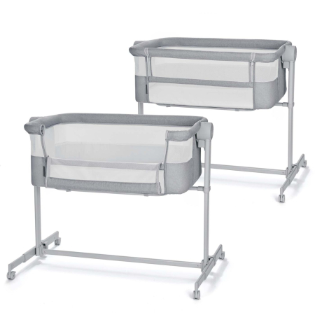 PATUT CO-SLEEPER KINDERKRAFT NESTE UP, FULL LIGHT GREY [1]