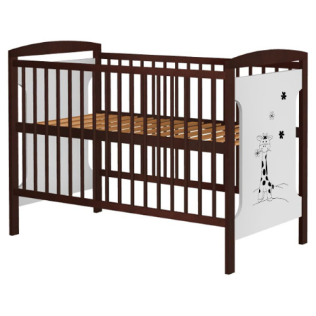 Noutati - Patut copii din lemn Hubners Karly Girafa 120x60 cm venghe