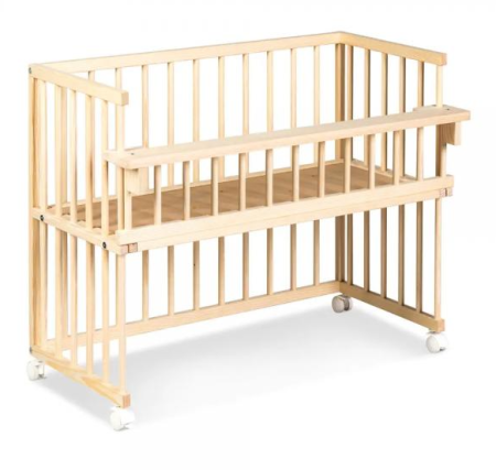 Patut din lemn - Patut copii din lemn KLUPS Piccolino Natur 90x40 cm