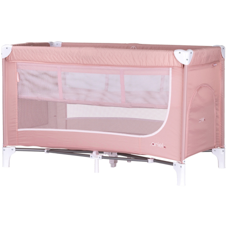 Patut bebe - Patut pliabil Chipolino Ariel pink marshmallow