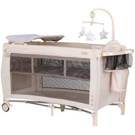 Patut bebe - Patut pliabil Chipolino Bella cashmere