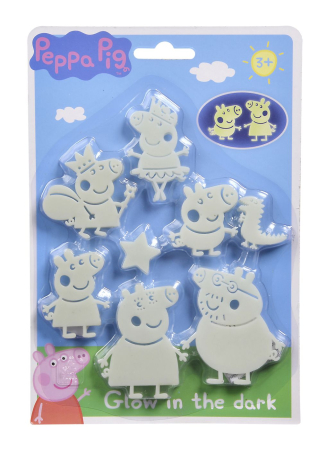 Jucarii - PEPPA PIG SET FIGURINE FOSFORESCENTE GLOW IN THE DARK