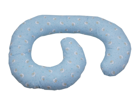 Perini - Perna De Alaptare Multifunctionala MyKids Cat on Moon Blue