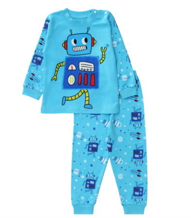 Pijamale - Pijama copii, bumbac fin, 1 an