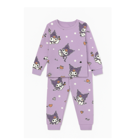 Pijamale - Pijama copii, bumbac fin, Kuromi