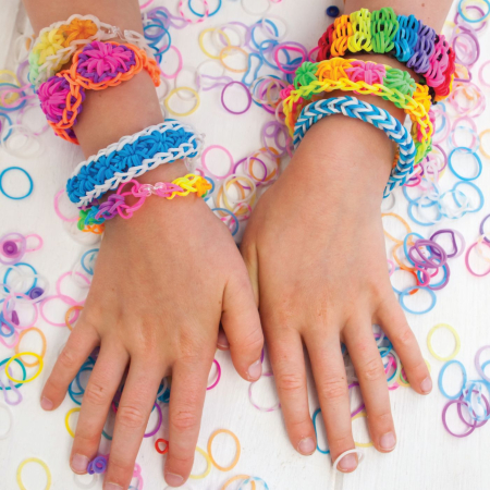 PLEXI FLEXI GHERGHEF PENTRU IMPLETIT CU 800 ELASTICE DIN CAUCIUC SI 15 ACCESORII [4]