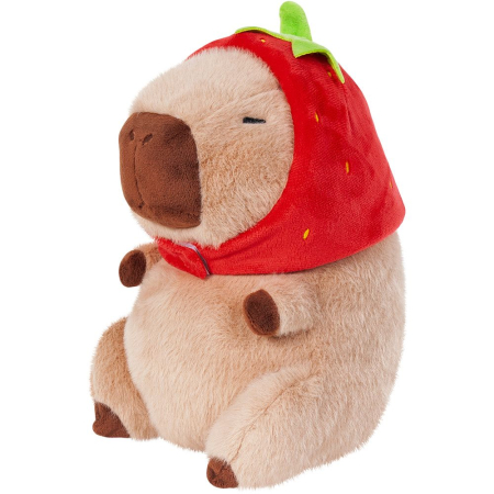 Papusi, plusuri, zane si figurine - PLUS CAPIBARA CAPSUNA 23CM