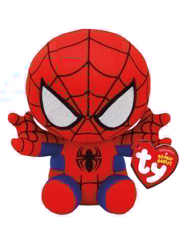 Papusi, plusuri, zane si figurine - PLUS TY 15CM BEANIE BABIES MARVEL SPIDERMAN