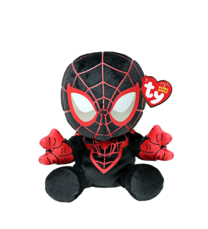 Papusi, plusuri, zane si figurine - PLUS TY 15CM BEANIE BABIES SOFT MARVEL MILES MORALES SPIDERMAN