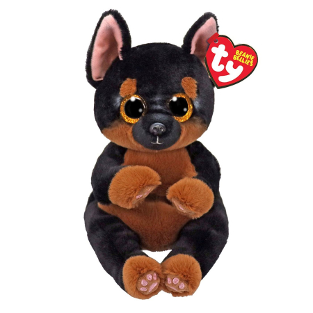 Jucarii - PLUS TY 15CM BEANIE BELLIES FRITZ CATELUL NEGRU