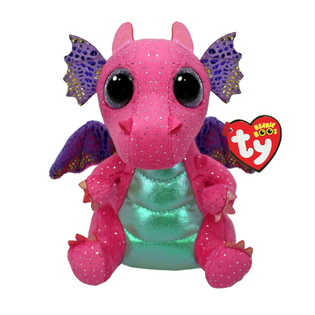 Jucarii - PLUS TY 15CM BOOS SPITFIRE DRAGONUL ROZ
