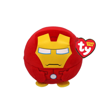 Papusi, plusuri, zane si figurine - PLUS TY 8CM BEANIE BALLS MARVEL IRON MAN