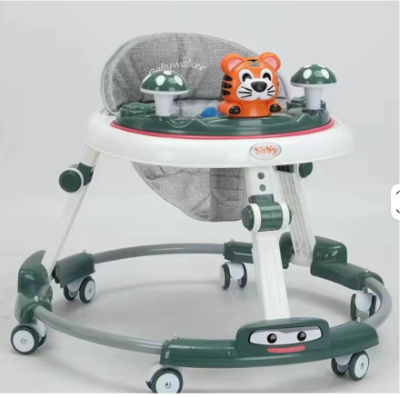 Premergator, Bubu-Still®, 3 in 1, roti din silicon, muzical, cu control parental, +6 luni, Leut, Verde [2]