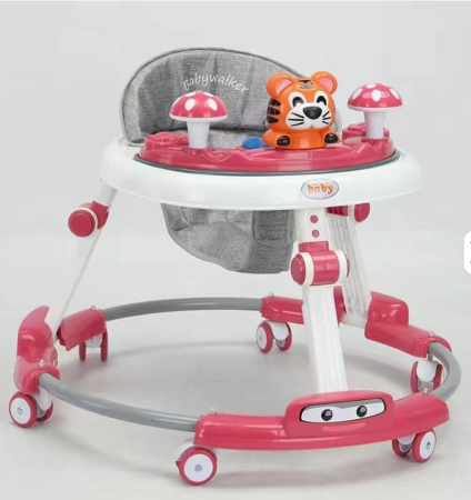 Premergator, Bubu-Still®, 3 in 1, roti din silicon, muzical, cu control parental, +6 luni, Leut, Roz [2]