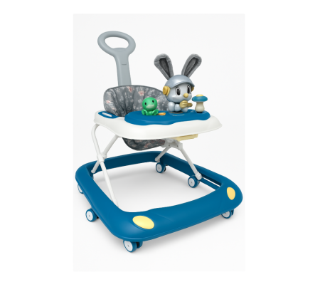 Premergatoare si antepremergatoare - Premergator, Roti din silicon, muzical, cu control parental, +6 luni, Iepuras plusat