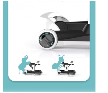 Premergator si Antemergator, 3 in 1, functie si de scaun de masa, reglabil pe inaltime, cu roti de silicon, muzical [1]