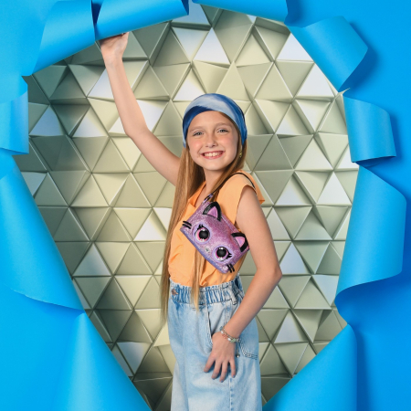 PURSE PETS RAINBOW LIGHTS GENTUTA INTERACTIVA PURDY PURRFECT [4]