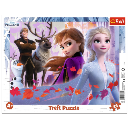 Puzzle si jocuri de construit - PUZZLE 25 PLANSA AVENTURILE DIN FROZEN