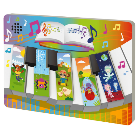 PUZZLE DIN LEMN IN FORMA DE PIAN CU SUNETE [5]