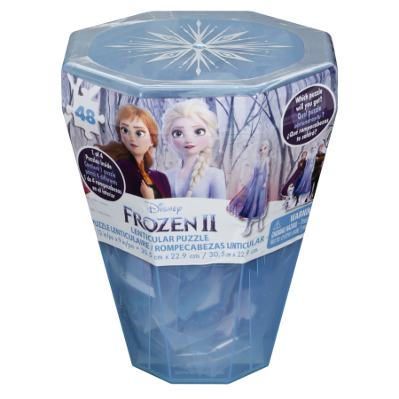 Puzzle si jocuri de construit - PUZZLE SURPRIZA FROZEN2 CU 48 PIESE IN CUTIE DIAMANT