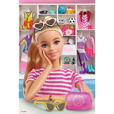 PUZZLE TREFL 100 BARBIE SA O CUNOASTEM PE BARBIE [1]