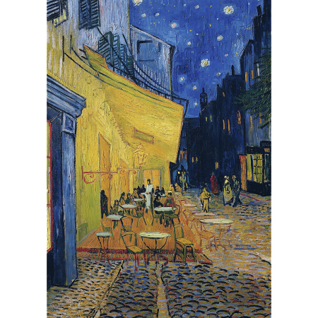 PUZZLE TREFL 1000 ART COLLECTION VINCENT VAN GOGH TERASA CAFENEA NOAPTEA [1]