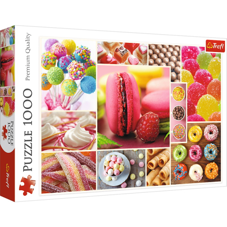 Puzzle si jocuri de construit - PUZZLE TREFL 1000 CANDYLAND