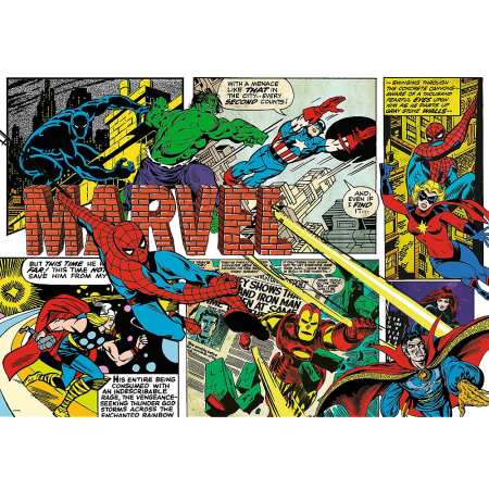 PUZZLE TREFL 1000 DISNEY 100 EROII MARVEL [1]