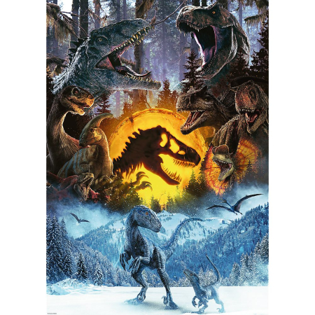 PUZZLE TREFL 1000 JURASSIC WORLD IN LUMEA JURASSIC PARK [1]