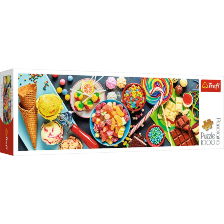 Puzzle si jocuri de construit - PUZZLE TREFL 1000 PANORAMA O INCANTARE DULCE
