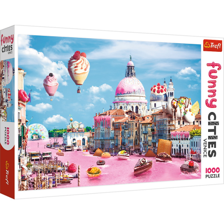 Puzzle si jocuri de construit - PUZZLE TREFL 1000 PRAJITURELE LA VENETIA