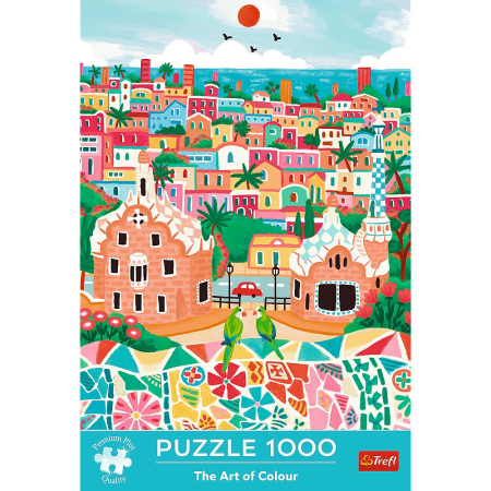 PUZZLE TREFL 1000 PREMIUM PLUS BARCELONA SPANIA [2]