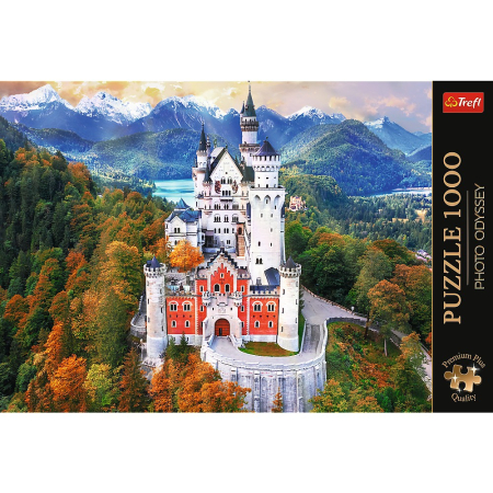 PUZZLE TREFL 1000 PREMIUM PLUS PHOTO ODYSSEY CASTELUL NEUSCHWANSTEIN GERMANIA [2]