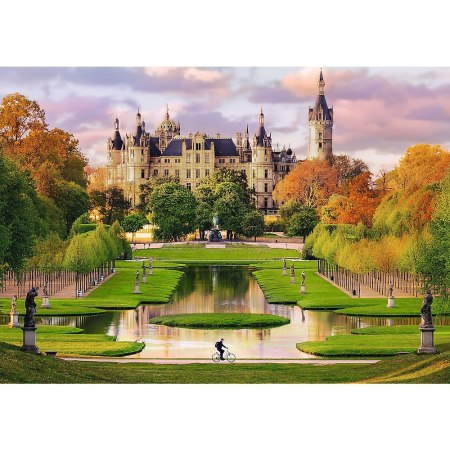 PUZZLE TREFL 1000 PREMIUM PLUS PHOTO ODYSSEY CASTELUL SCHWERIN GERMANIA [1]