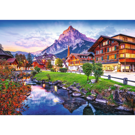 PUZZLE TREFL 1000 PREMIUM PLUS PHOTO ODYSSEY SAT ALPIN IN ELVETIA [1]