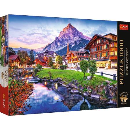 Jucarii - PUZZLE TREFL 1000 PREMIUM PLUS PHOTO ODYSSEY SAT ALPIN IN ELVETIA